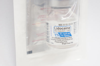 Auromedics NDC 55150-162-05 Lidocaine HCI Injection, USP, Sterile, 1% 50 mg/5 mL